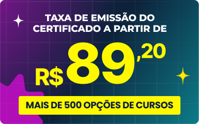 Mais de 500 opções de Cursos